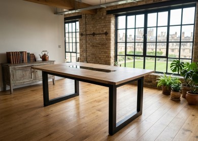 Table fixe ATHENES DESIGN - bois de chêne massif